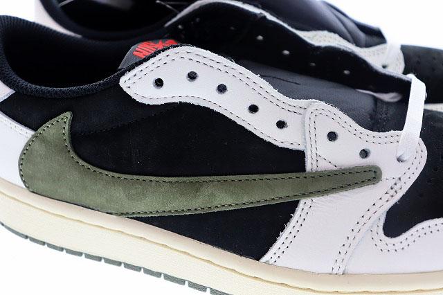 【中古】ナイキ NIKE WMNS AIR JORDAN 1 LOW OG SP MEDIUM OLIVE 26.5cm TRAVIS SCOTT DZ4137-106 ☆AA★▲■240826