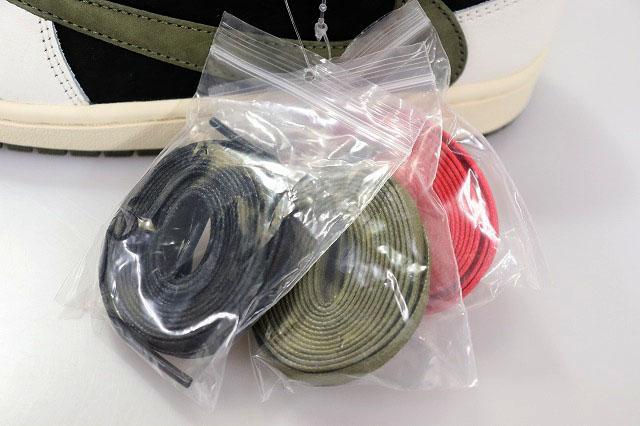 【中古】ナイキ NIKE WMNS AIR JORDAN 1 LOW OG SP MEDIUM OLIVE 26.5cm TRAVIS SCOTT DZ4137-106 ☆AA★▲■240826