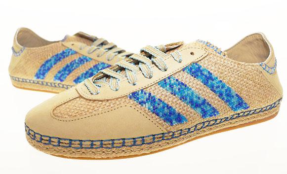 【中古】アディダス adidas × CLOT GAZELLE BY EC LINKHA LIGHTBLUE BLUBIR クロット ベージュ 27cm▲■240904 
