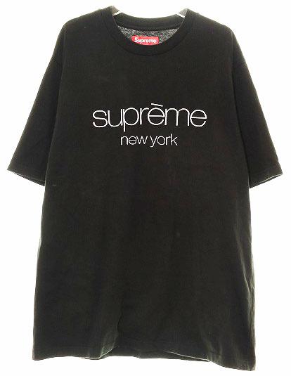 【中古】シュプリーム SUPREME 23AW CLASSIC LOGO SS TOP BLACK Mサイズ クラッシック ロゴ Tシャツ 黒☆AA★ 240909の通販は