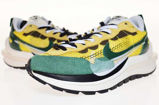 【中古】ナイキ NIKE × SACAI VAPORWAFFLE TOUR YELLOW 25.5cm CV1363-700 サカイ ヴェイパーワッフル ▲■240909