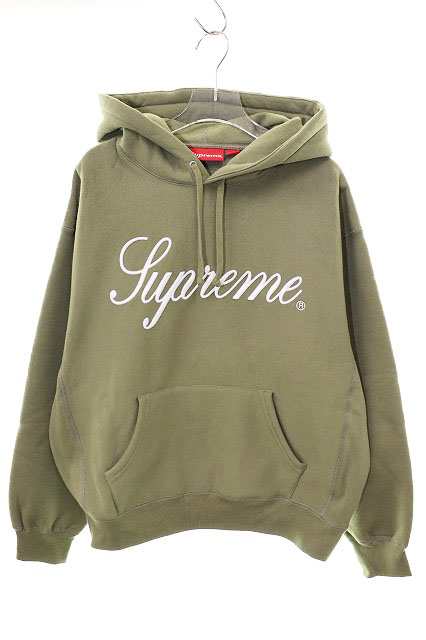 【中古】シュプリーム SUPREME 23AW RAISED SCRIPT HOODED S レイズド スクリプト フーデッド パーカー ☆AA★240928