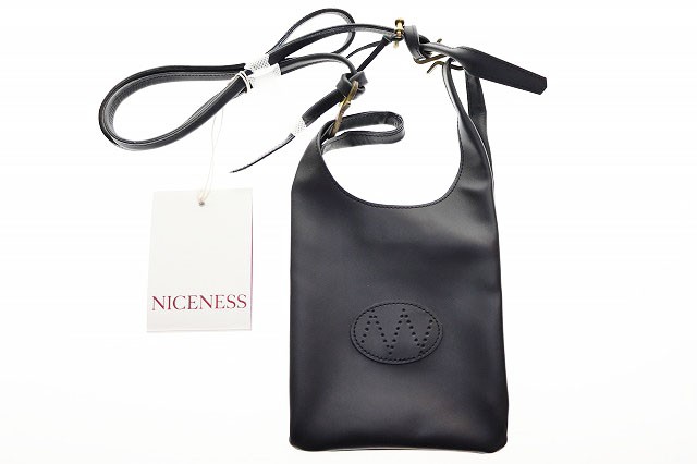 【中古】NICENESS ナイスネス LOWE-PETIT レザー ショルダー バッグ FREE NN-LCLA04 ロウプティ ●▲■240923