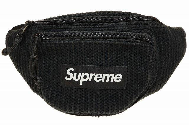 【中古】シュプリーム SUPREME 21SS STRING WAIST BAG BLACK ストリング ウエスト バッグ ロゴ ボディバッグ ▲250106の通販は