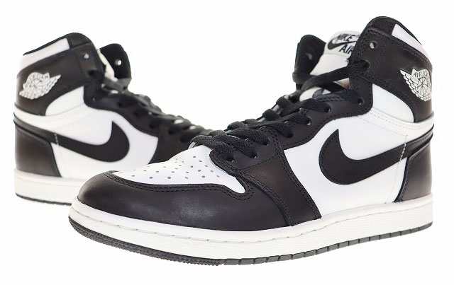 【中古】ナイキ NIKE AIR JORDAN 1 HIGH 85 BLACK WHITE 26cm BQ4422-001 エア ジョーダン ハイ ブラック ▲■ 241001