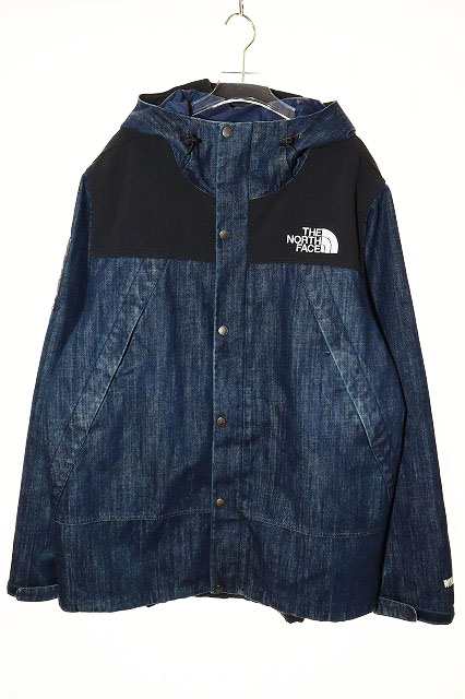 【中古】シュプリーム SUPREME × THE NORTH FACE 15SS DENIM DOT SHOT JACKET XL ノースフェイス ☆AA★241016