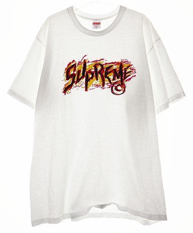 【中古】シュプリーム SUPREME 20AW SCRATCH TEE スクラッチ Tシャツ ロゴ プリント ホワイト 白☆AA★241013の通販は