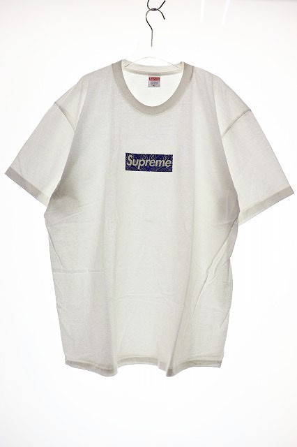 【中古】シュプリーム SUPREME 19AW BANDANA BOX LOGO TEE WHITE XL バンダナ ボックス ロゴ Tシャツ ☆AA★241012