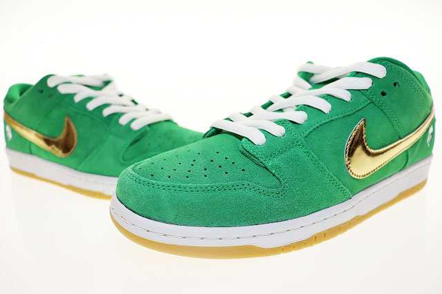 【中古】ナイキ エスビー NIKE SB DUNK LOW PRO ST. PATRICK'S DAY 2022 29cm SHAMROCK BQ6817-303 ▲■241011