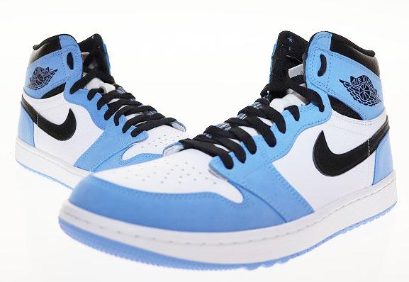 シューズ(男性用) Air Jordan 1 High Golf \"University Blue Buy Air Jordan I High G Men's Golf Shoes - University Blue/White