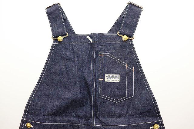 中古】ATLAST&CO DENIME オーバーオール SIZE32 LOT663 アットラスト