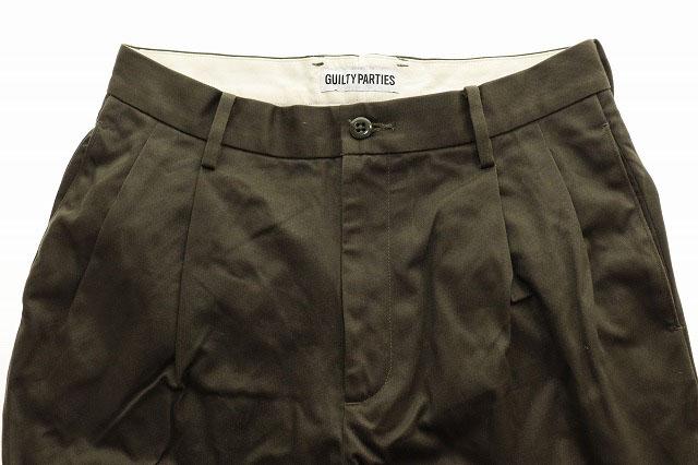 中古】ワコマリア WACKO MARIA DOUBLE PLEATED CHINO TROUSERS SIZE M