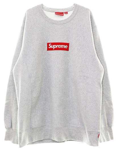 【中古】シュプリーム SUPREME 15AW BOX LOGO CREWNECK HEATHER GREY XL クルーネック トレーナー ☆AA★241031の通販は