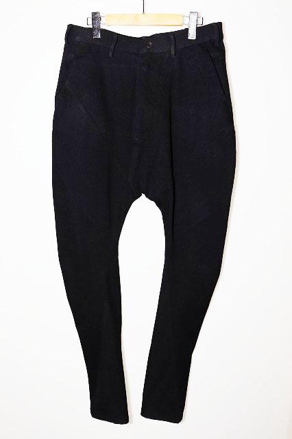 【中古】ユリウス JULIUS 16AW フロントクロッチパンツ ニットデニム 2 557PAM10-C サルエル ストレッチ ●241126の通販は