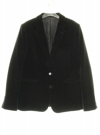 【中古】セリーヌ CELINE 20AW コーデュロイ テーラード ジャケット ブラック サイズ50 2V046032D ☆AA★241110