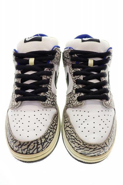 【中古】ナイキ NIKE DUNK LOW PRO SB SUPREME 2002 1st 29糎 WHITE CEMENT 304292-001 ▲241112