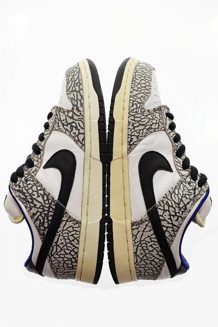【中古】ナイキ NIKE DUNK LOW PRO SB SUPREME 2002 1st 29糎 WHITE CEMENT 304292-001 ▲241112