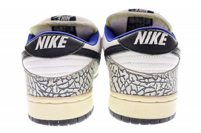 【中古】ナイキ NIKE DUNK LOW PRO SB SUPREME 2002 1st 29糎 WHITE CEMENT 304292-001 ▲241112