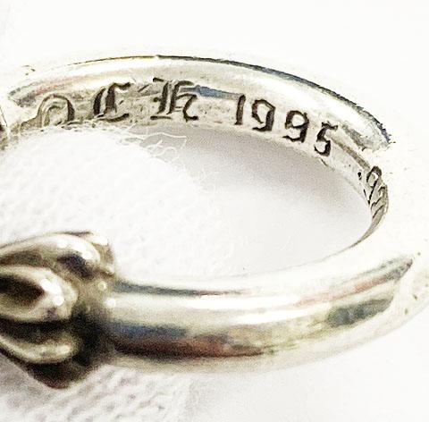 CHROME HEARTS クロムハーツ（原本無） ピアス スクロール フープ