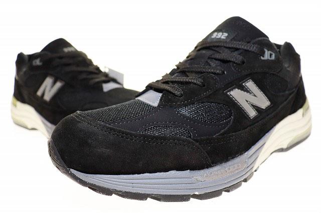 【中古】ニューバランス NEW BALANCE M992BL 2020 28cm Dワイズ 992 BLACK GREY MADE IN USA 米国製 ▲■241209