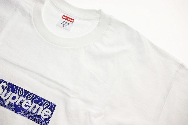 【中古】シュプリーム SUPREME 19AW BANDANA BOX LOGO TEE WHITE XL バンダナ ボックス ロゴ Tシャツ ☆AA★250311_2