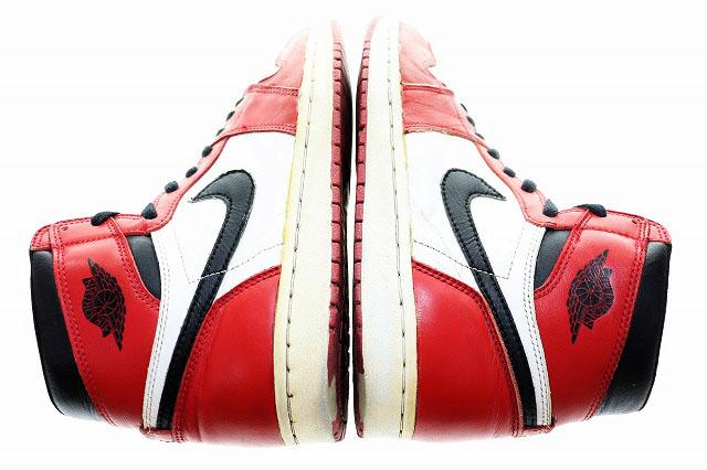 【中古】ナイキ NIKE 観賞用 AIR JORDAN 1 CHICAGO 1994 28.5cm 130207-101 AJ1 エア ジョーダン I シカゴ ▲251120