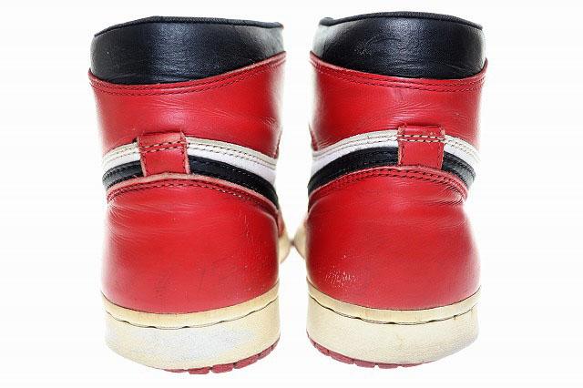 【中古】ナイキ NIKE 観賞用 AIR JORDAN 1 CHICAGO 1994 28.5cm 130207-101 AJ1 エア ジョーダン I シカゴ ▲251120