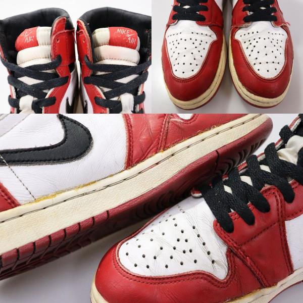 【中古】ナイキ NIKE 観賞用 AIR JORDAN 1 CHICAGO 1994 28.5cm 130207-101 AJ1 エア ジョーダン I シカゴ ▲251120
