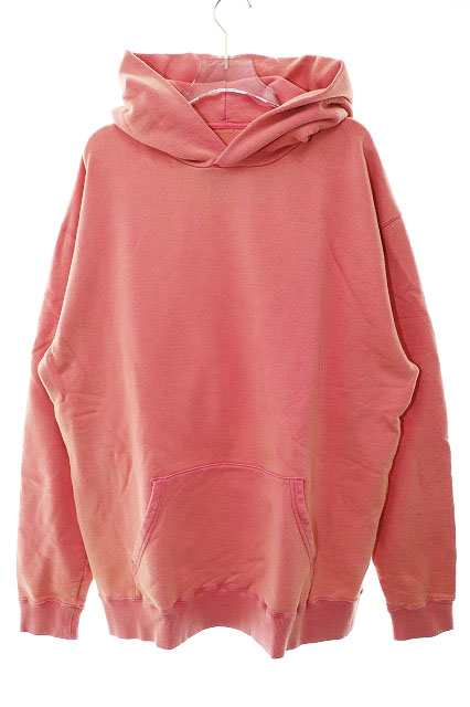 【中古】ワイズ Y's REGULAR FIT LOGO SWEATER HOODIE used finish PINK SIZE 4 YG-T38-578 ロゴ パーカー ●250105の通販は
