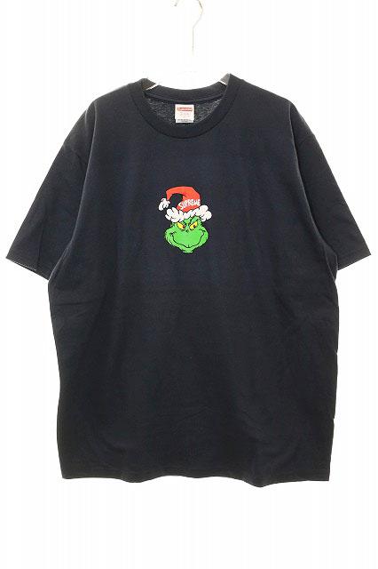 【中古】シュプリーム SUPREME 24AW GRINCH TEE NAVY SIZE L グリンチ プリント Tシャツ クルーネック ☆AA★250121の通販は
