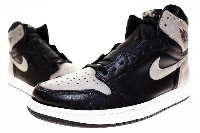 【中古】ナイキ NIKE AIR JORDAN 1 RETRO HIGH OG SHADOW 2018 30cm 555088-013 AJ1 エア ジョーダン I ▲■250107