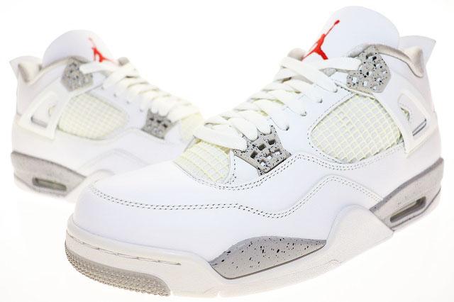 【中古】ナイキ NIKE AIR JORDAN 4 RETRO TECH WHITE 28.5cm CT8527-100 AJ4 ナイキ エア ジョーダン 4 ▲■250103