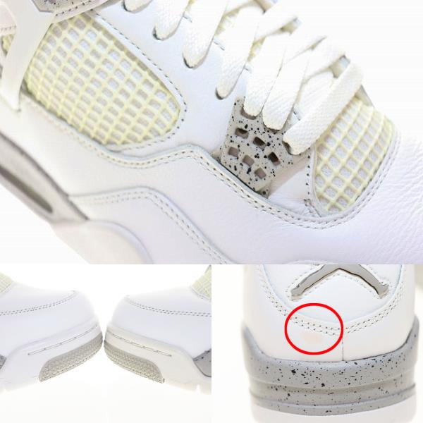 【中古】ナイキ NIKE AIR JORDAN 4 RETRO TECH WHITE 28.5cm CT8527-100 AJ4 ナイキ エア ジョーダン 4 ▲■250103