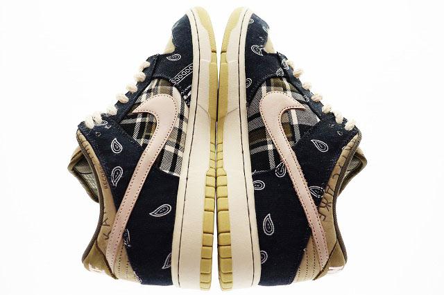 【中古】ナイキ NIKE SB DUNK LOW PRM QS TRAVIS SCOTT 2020 28.5cm PREMIUM CT5053-001 ☆AA★▲■250124