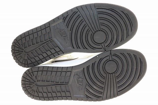 【中古】ナイキ NIKE AIR JORDAN 1 RETRO HIGH WHITE ELEPHANT PRINT 28.5cm 839115-106 AJ1 ▲■250216