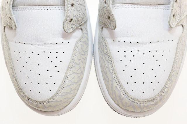 【中古】ナイキ NIKE AIR JORDAN 1 RETRO HIGH WHITE ELEPHANT PRINT 28.5cm 839115-106 AJ1 ▲■250216