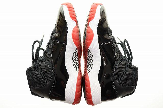 【中古】ナイキ NIKE AIR JORDAN 11 RETRO BRED 28.5cm 378037-061 AJ11 エア ジョーダン 11 レトロ ▲■250112