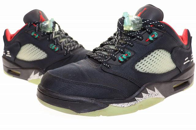 【中古】ナイキ NIKE × CLOT AIR JORDAN 5 RETRO LOW SP JADE 27cm DM4640-036 AJ5 クロット ジェイド ▲■250206