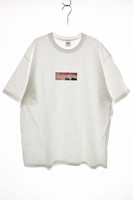 【中古】シュプリーム SUPREME 21SS EMILIO PUCCI BOX LOGO TEE WHITE XL エミリオ プッチ ボックス ☆AA★250131