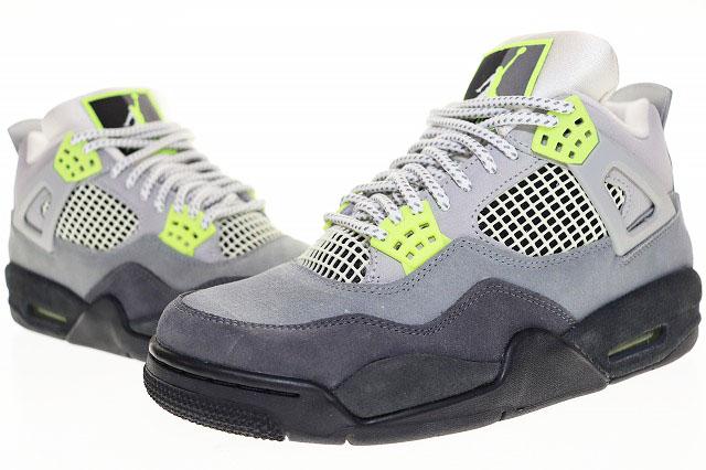 【中古】ナイキ NIKE AIR JORDAN 4 RETRO SE NEON 26cm CT5342-007 AJ4 エア ジョーダン 4 レトロ ネオン ▲■250203