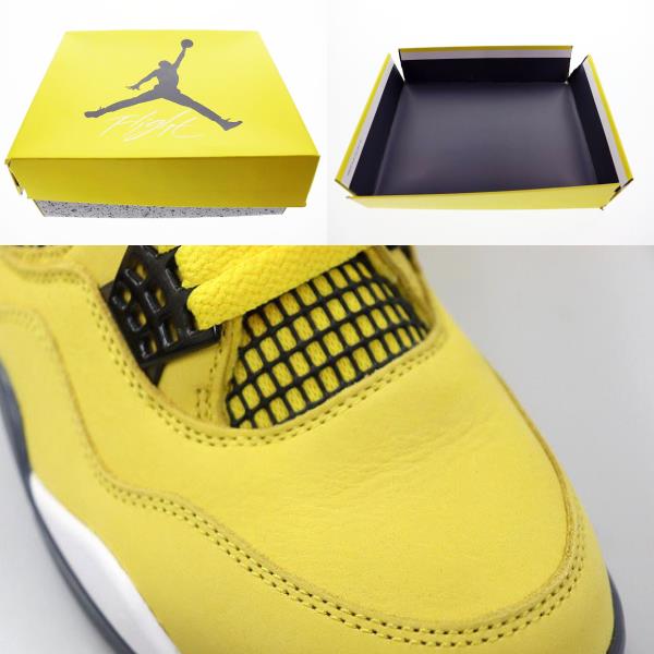 【中古】ナイキ NIKE AIR JORDAN 4 RETRO TOUR YELLOW 2021 27.5cm CT8527-700 AJ4 エア ジョーダン IV ▲■250131