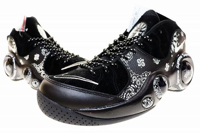 中古】ナイキ NIKE AIR ZOOM FLIGHT 95 SP SUPREME 2022 BLACK