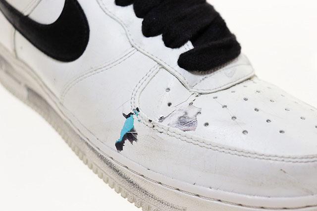 【中古】ナイキ NIKE × PEACEMINUSONE AIR FORCE 1 07 PARANOISE 28.5cm DD3223-100 エア フォース 1 ▲■250415