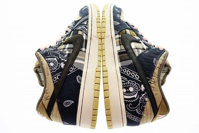【中古】ナイキ NIKE SB DUNK LOW PRM QS TRAVIS SCOTT 2020 28.5cm PREMIUM CT5053-001 ☆AA★▲■250313