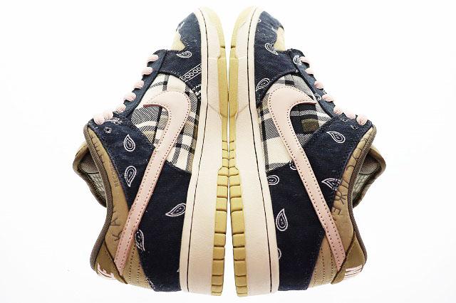 【中古】ナイキ NIKE SB DUNK LOW PRM QS TRAVIS SCOTT 2020 28.5cm PREMIUM CT5053-001 ☆AA★▲■250313