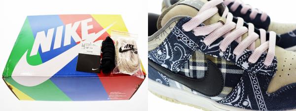 【中古】ナイキ NIKE SB DUNK LOW PRM QS TRAVIS SCOTT 2020 28.5cm PREMIUM CT5053-001 ☆AA★▲■250313