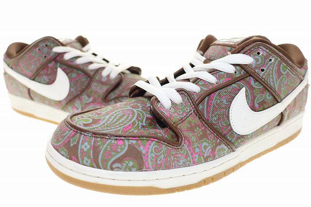 【中古】ナイキ NIKE SB DUNK LOW PRO PRM BROWN PAISLEY 29cm DH7534-200 エスビー ダンク ロー ブラウン ▲■250211