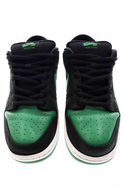 【中古】ナイキ エスビー NIKE SB DUNK LOW PRO PINE GREEN 2019 29.5cm J PACK BLACK BQ6817-005 ▲■250228
