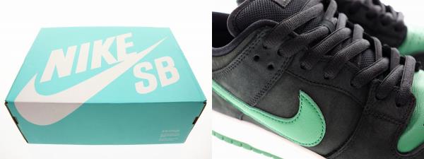 【中古】ナイキ エスビー NIKE SB DUNK LOW PRO PINE GREEN 2019 29.5cm J PACK BLACK BQ6817-005 ▲■250228