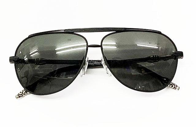 【中古】クロムハーツ CHROME HEARTS MUNCHER サングラス ティアドロップ アイウェア ブラック ☆AA★ ▲■ 250301